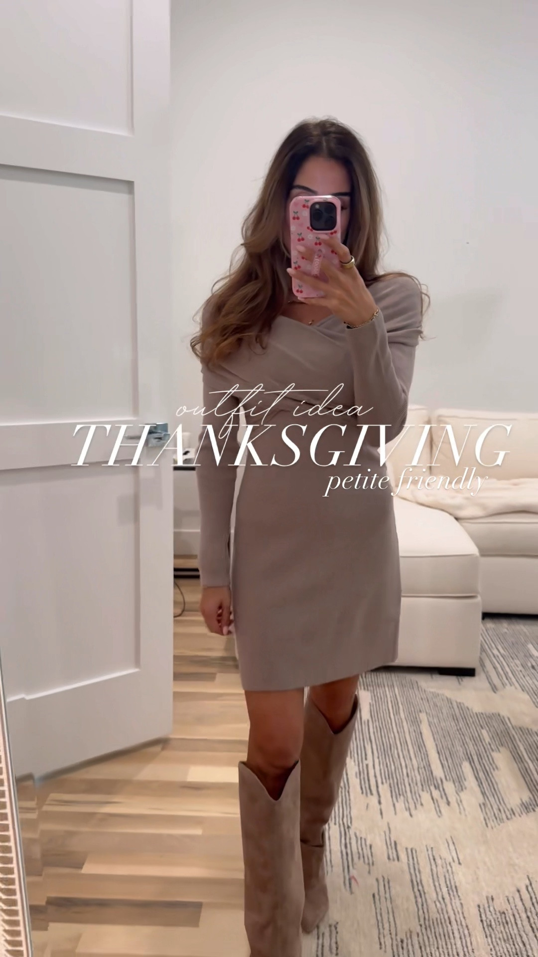 Thanksgiving outfit idea sweater dress size xxsp skirt xxs boots code belbel20 

#LTKFindsUnder100 #LTKFindsUnder50 #LTKSaleAlert