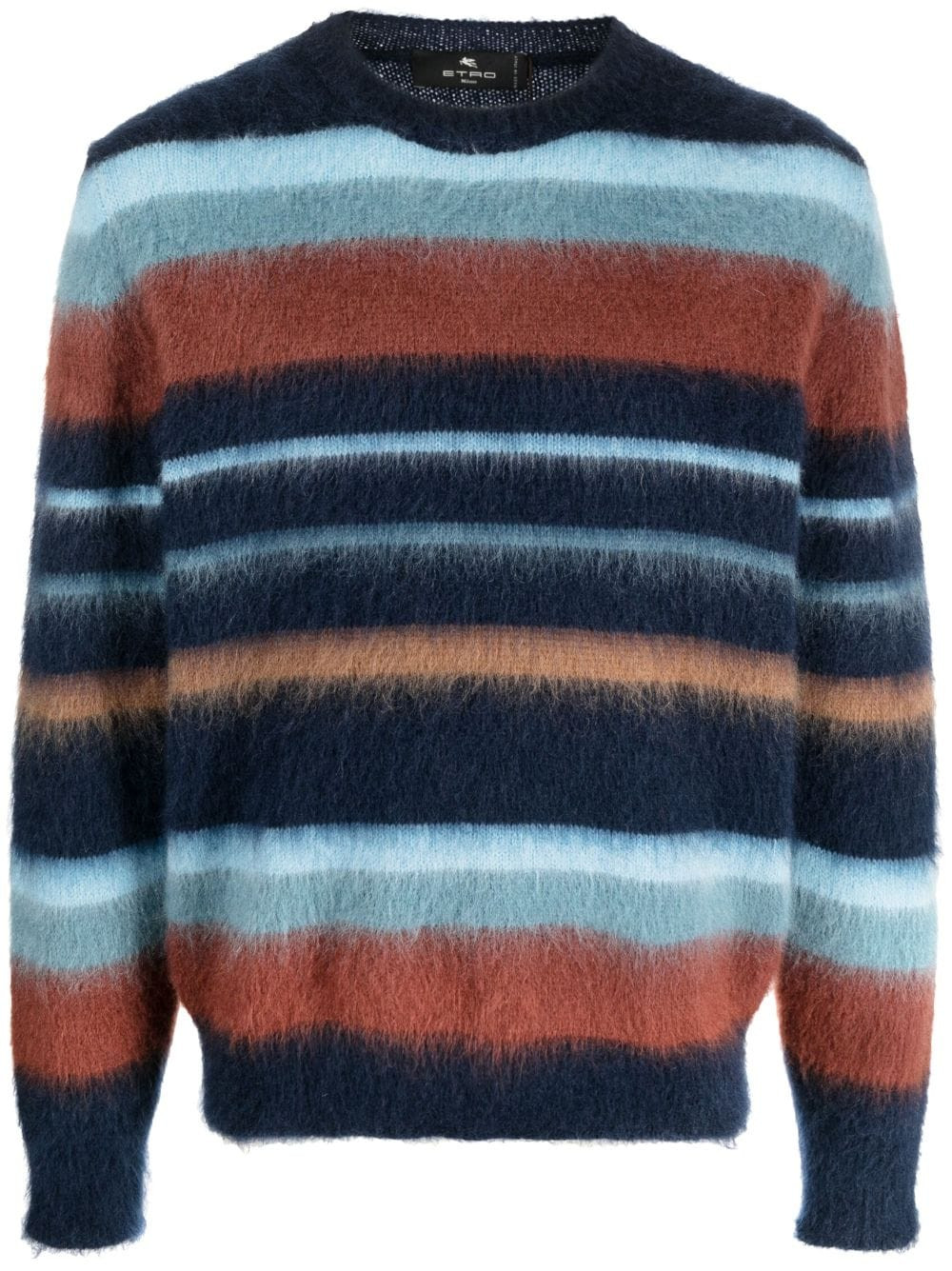 ETRO striped sweater - Blue | Farfetch Global