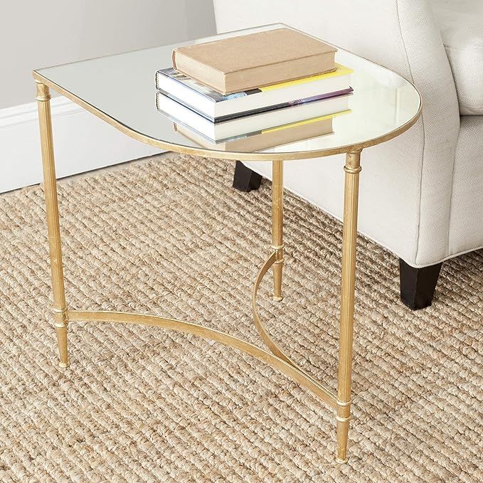 Safavieh Home Collection Nevin Gold Accent Table | Amazon (US)