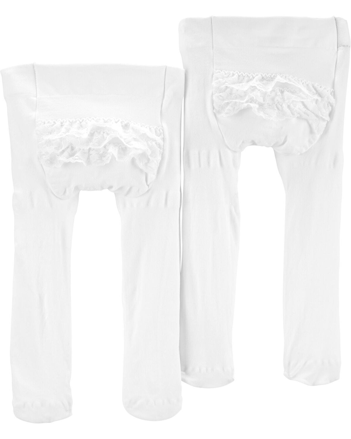 White Baby 2-Pack Tights | carters.com | Carter's