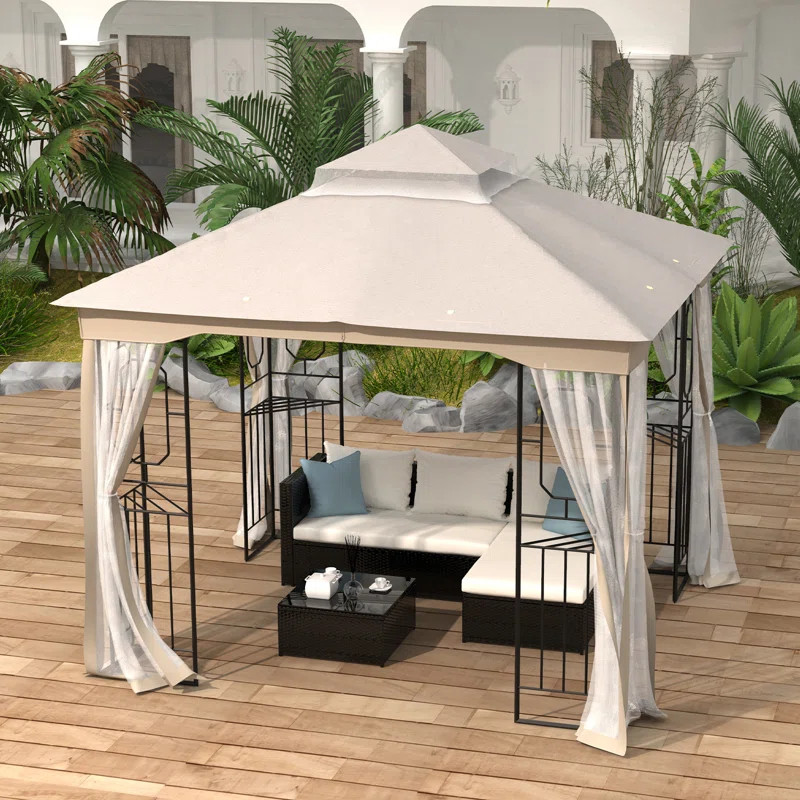 Haslemere 10 Ft. W x 10 Ft. D Patio Gazebo | Wayfair North America