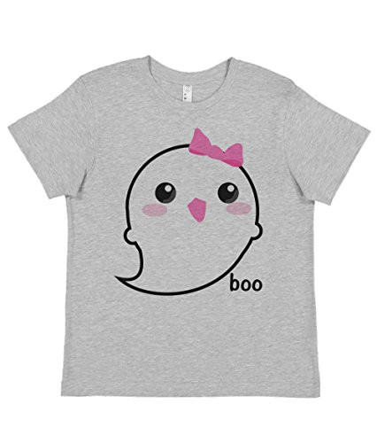 7 ate 9 Apparel Kids Ghost Halloween T-Shirt Grey | Walmart (US)