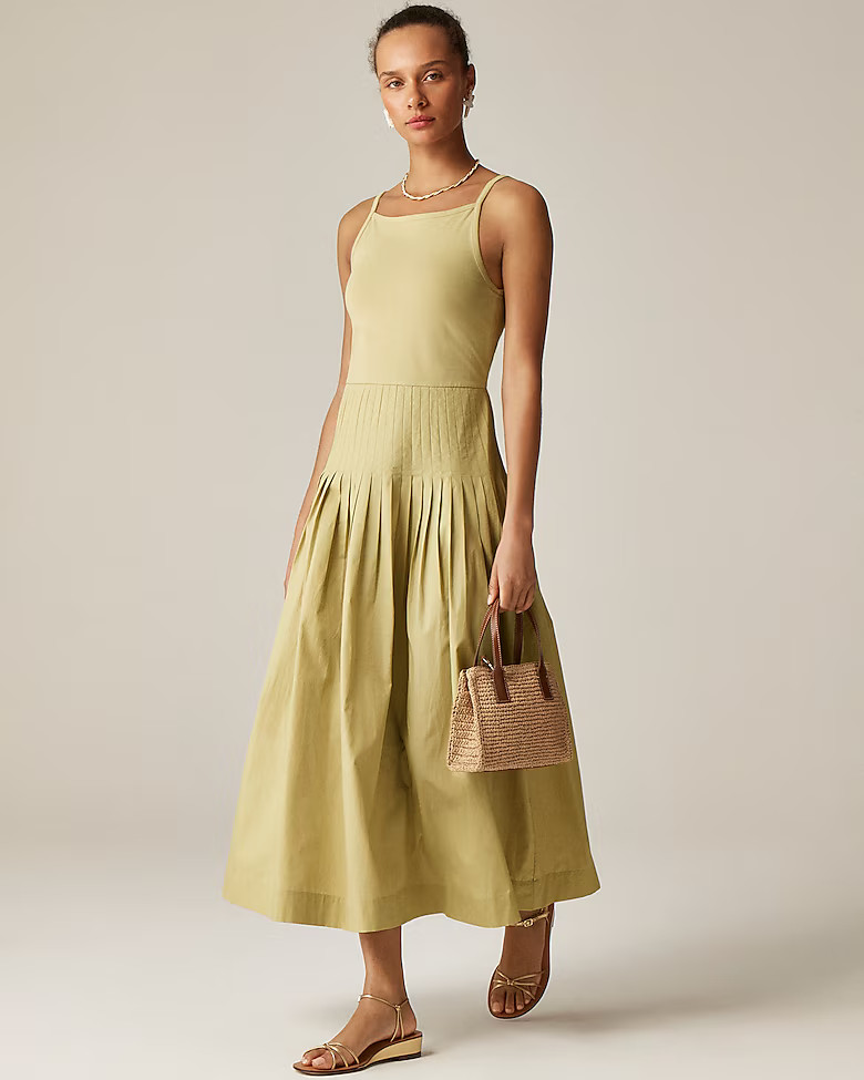 Pintuck mixy dress | J. Crew US