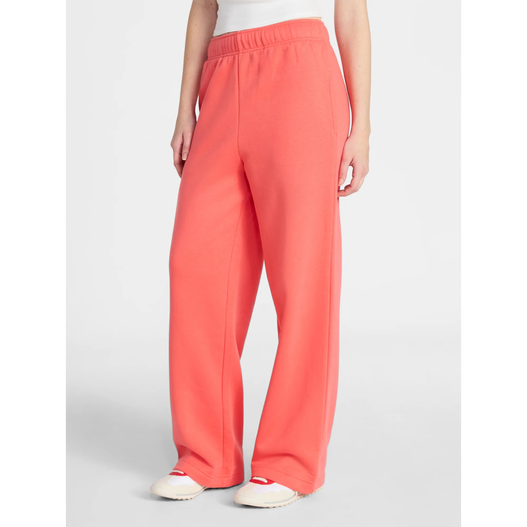 No Boundaries Wide Leg Fleece Pants, 30" Inseam, Sizes XXS-4X | Walmart (US)