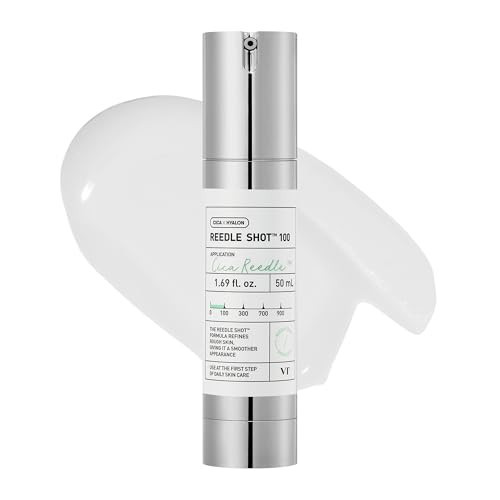 VT COSMETICS CICA Reedle Shot 100, Spicule Microneedling Serum for Pore Care & Exfoliation, Exosome, Centella Asiatica for Glass Skin, Skin Texture, Korean Liquid Skin Booster (1.69 Fl Oz / 50ml) | Amazon (US)