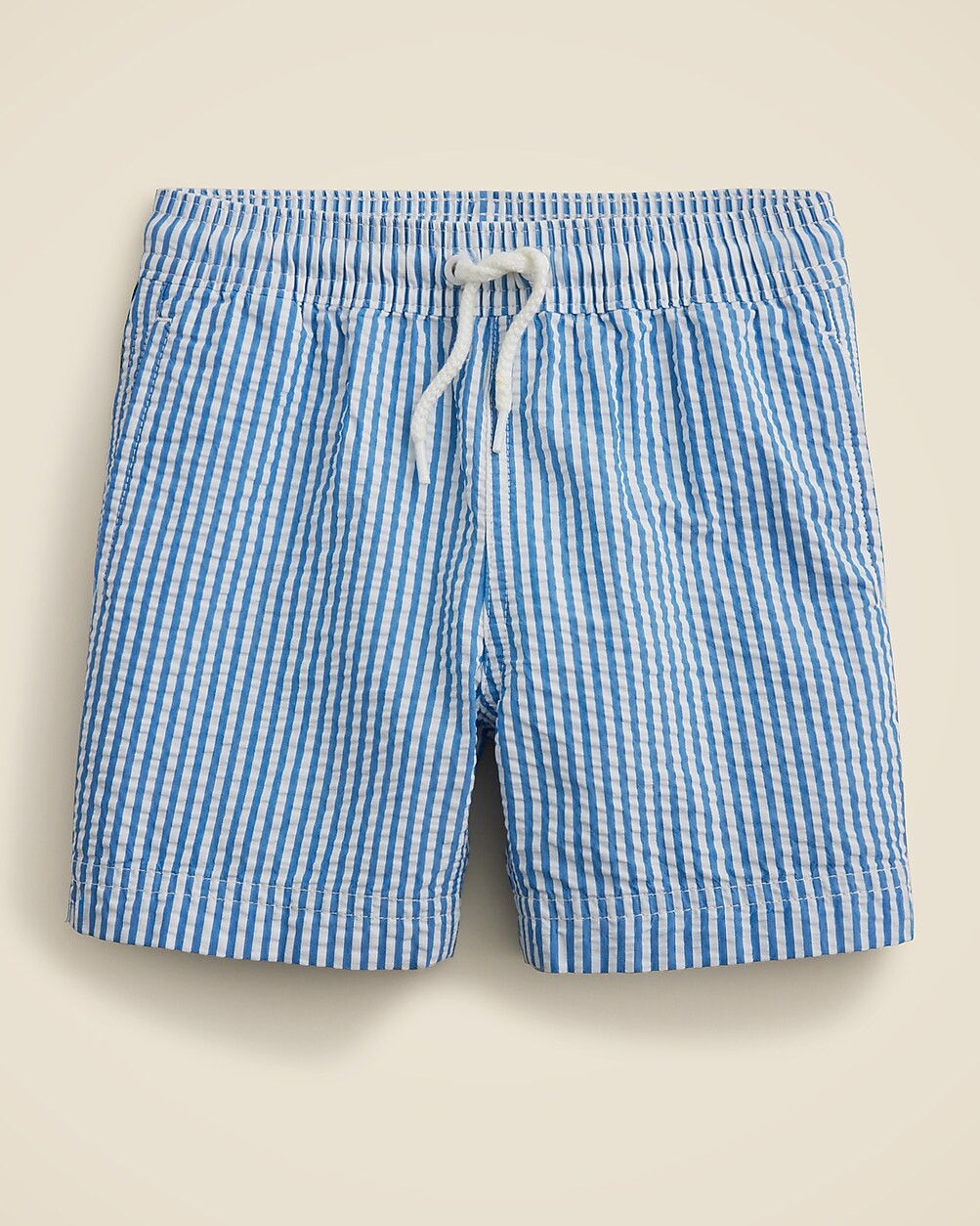 Boys' seersucker swim trunk | J. Crew US
