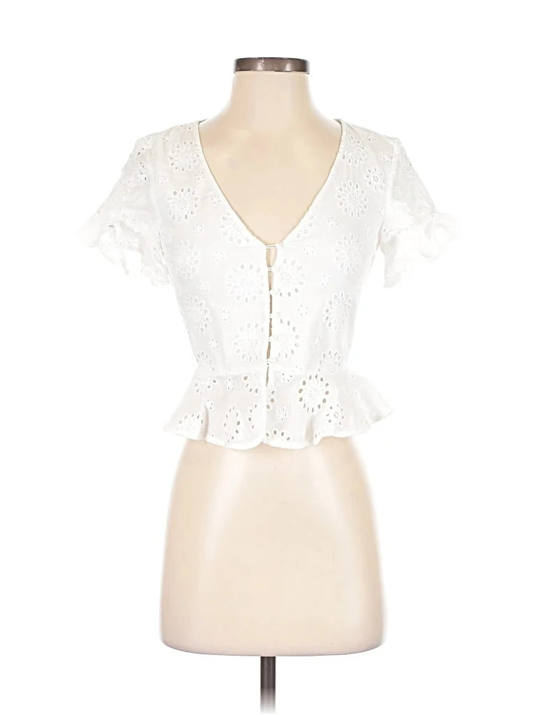 Paris Atelier & Other Stories 100% Cotton White Short Sleeve Top Size 0 - 64% off | ThredUp (US)