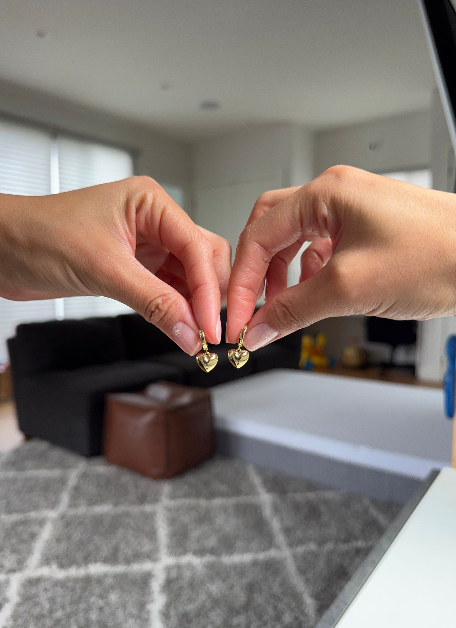 Dainty everyday heart earrings for all your ootd’s. 

#LTKBeauty #LTKootd