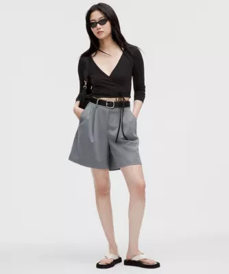 Daydrift Pleated High-Rise Short 7" | lululemon (AU)