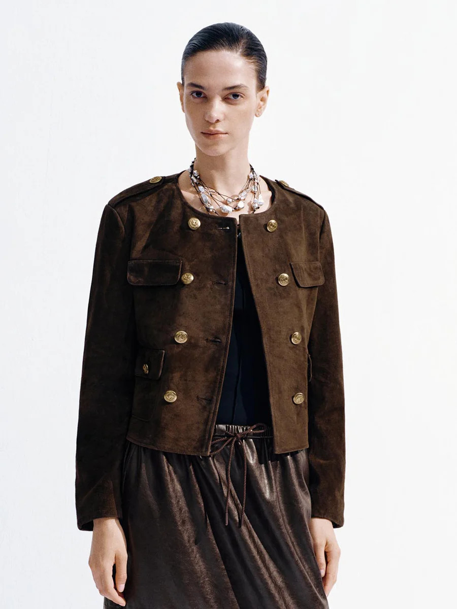 Flap Pockets Leather Jackets | Urban Revivo