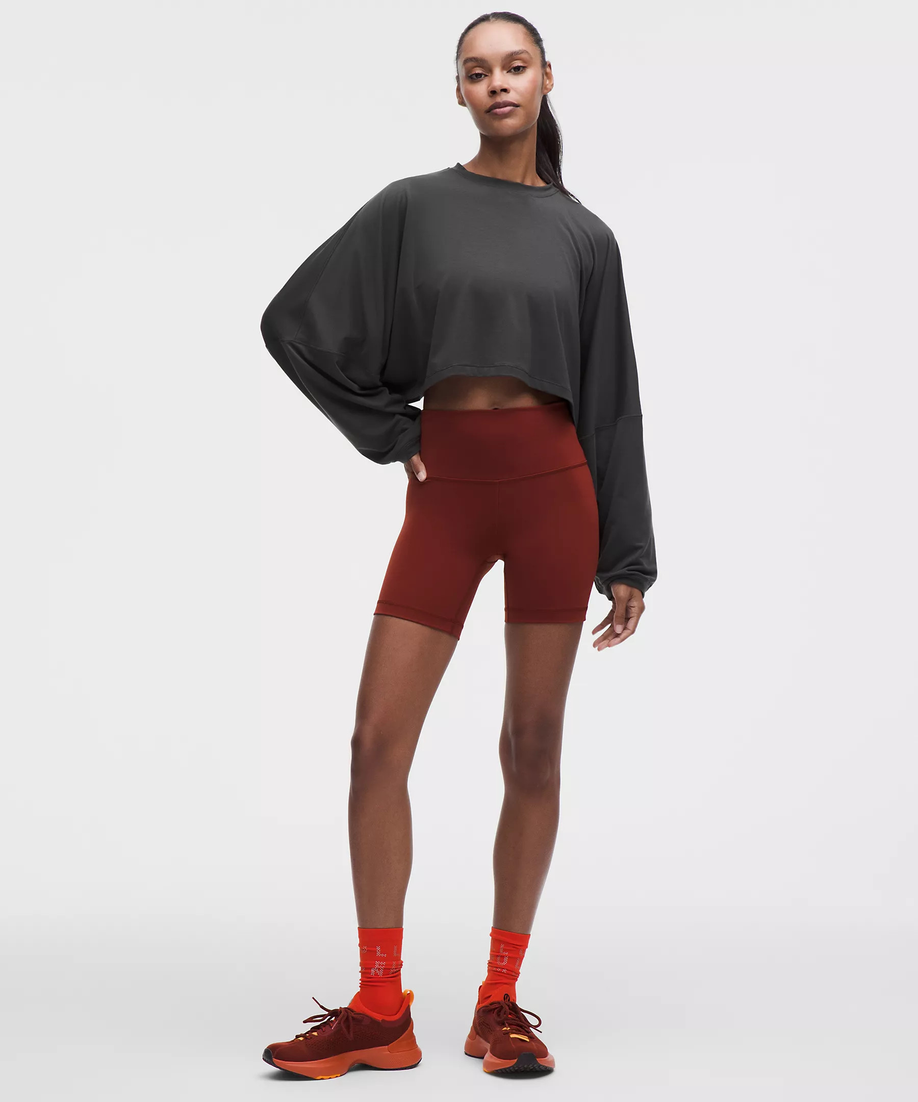 EasySet Relaxed-Fit Cropped Long-Sleeve Shirt | Lululemon (US)