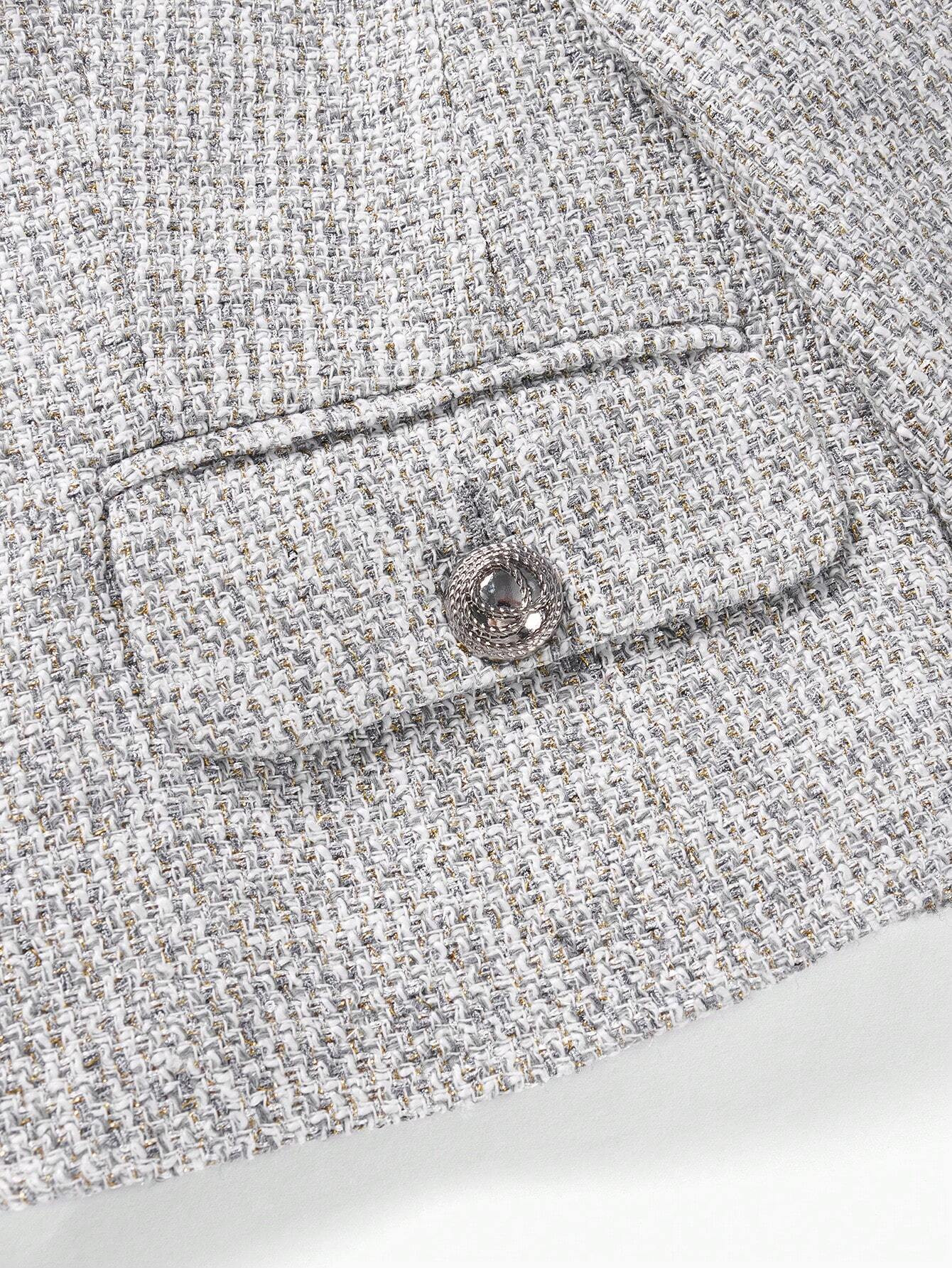 MOTF PREMIUM WOMEN'S WOOLEN COAT WITH SINGLE-BREASTED BUTTON CLOSURE | SHEIN