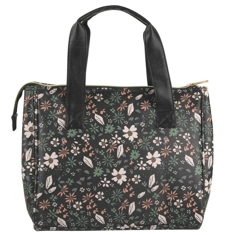 Jessica Simpson Women's Vegan Leather Insulated Reusable Cooler Lunch Bag Tote for Work, Travel, ... | Walmart (US)