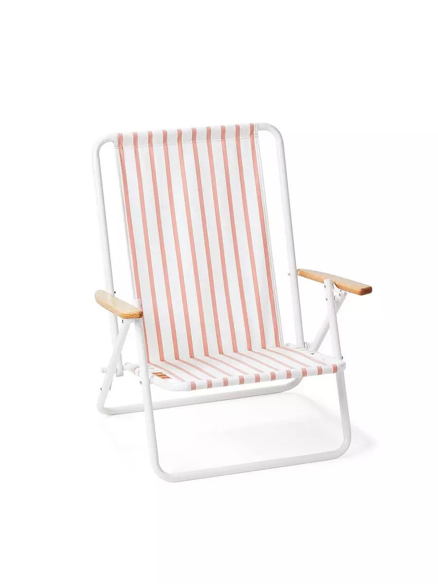 Tide Stripe Beach Chair | Serena and Lily