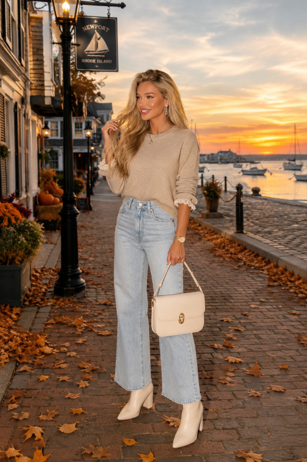 Amazon Fall Outfit Inspo | Neutral Sweater & Jeans A classic Amazon fall outfit with a cozy neutral sweater, light-wash jeans, cream ankle boots and a structured shoulder bag. Gold jewelry adds the perfect polished touch to this easy everyday look. A cute outfit idea for coffee dates, errands, casual workdays, school drop-off or weekend plans. Save for your fall wardrobe inspiration! #AmazonFashion #AmazonFinds #FallOutfit #FallOutfitInspo #FallFashion #AmazonOutfit #NeutralOutfit #SweaterOutfit #JeansOutfit #AnkleBoots #CasualChic #EverydayStyle #AutumnStyle #FallWardrobe #WomensFashion #OOTD
