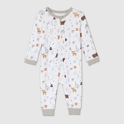Baby Cabin Print Matching Family Union Suit - White | Target