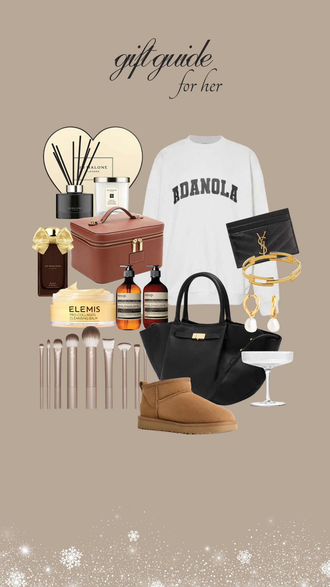 gift guide: for her ✨❄️ for Christmas wish lists and festive presents, check out Black Friday deals for all the women in your life, from makeup and skincare, to cosy jumpers and boots, tote bag, champagne coupes and jewels 

 #LTKCyberWeek #LTKbeauty #LTKgiftguide