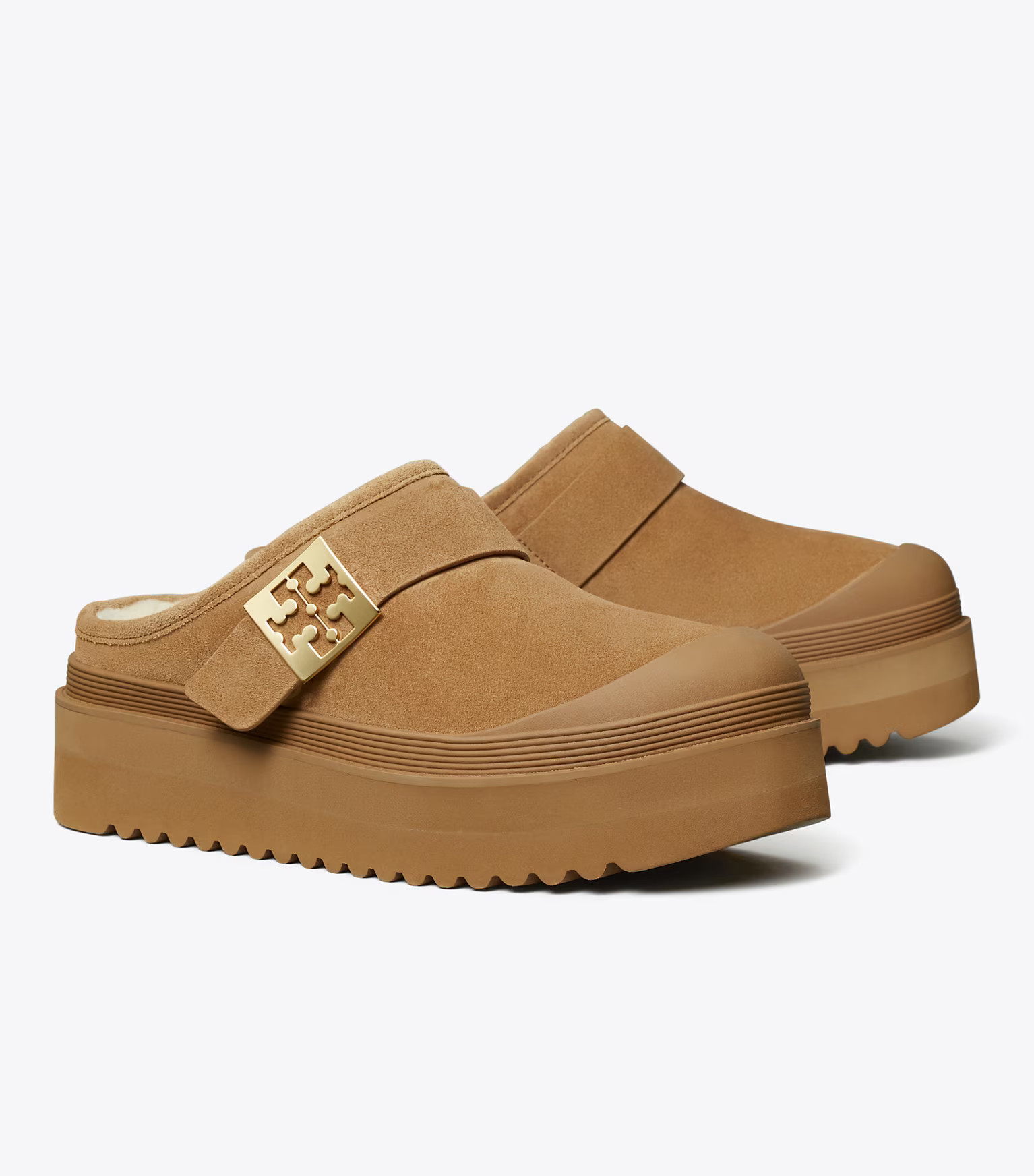 Mellow Shearling Platform Mule: Women's Designer Flats | Tory Burch | Tory Burch (US)