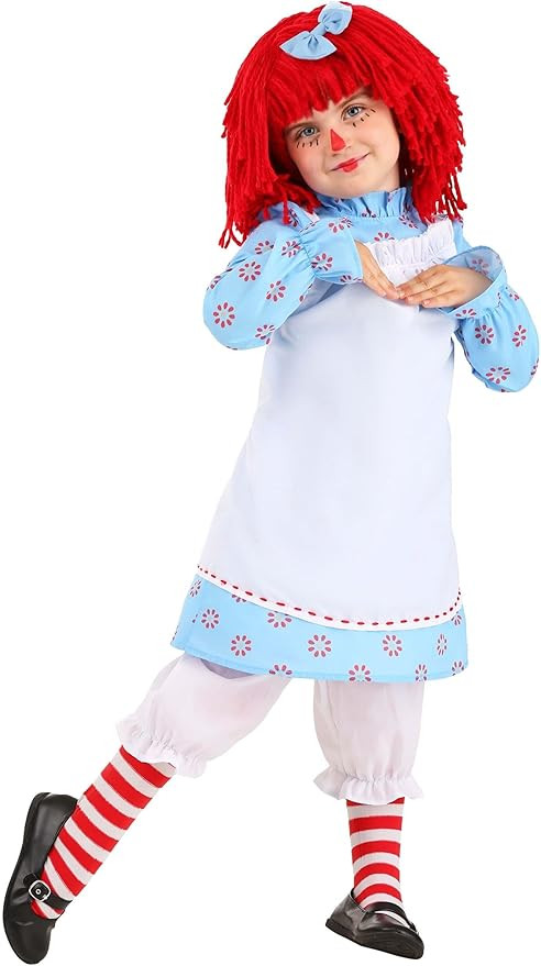 Fun Costumes Classic Raggedy Ann Costume Toddler Girl's Outfit 2T | Amazon (US)