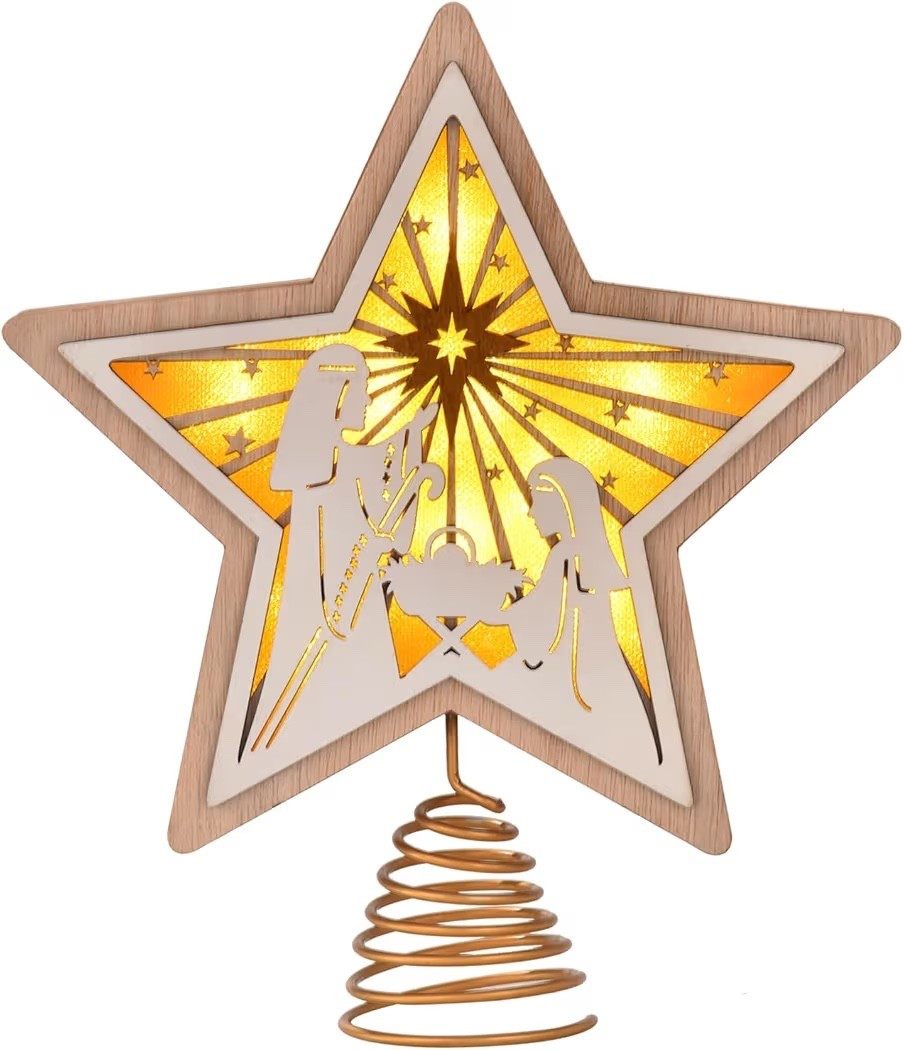 Nativity tree topper star

#LTKSeasonal #LTKCyberWeek #LTKHoliday