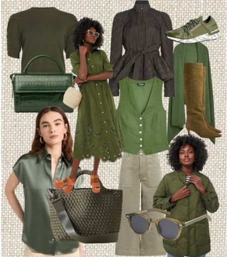 Spring outfit ideas in beautiful olive greens 

#LTKsalealert #LTKover40 #LTKstyletip