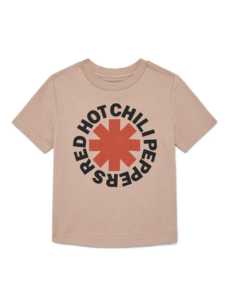 Red Hot Chili Peppers Asterik Toddler Graphic Tee with Short Sleeves, Sizes 12M-5T | Walmart (US)