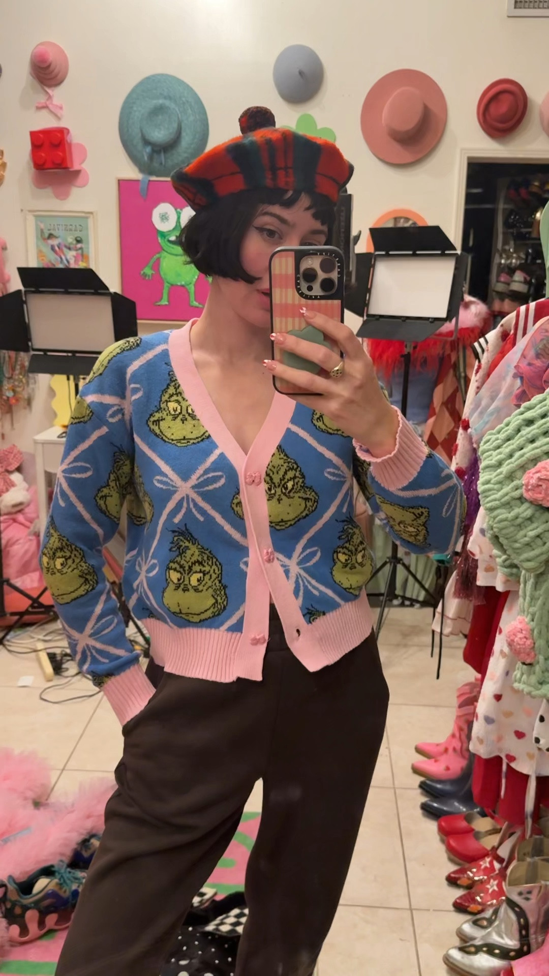 Viral grinch sweater! #grinch 

#LTKHoliday #LTKGiftGuide #LTKootd