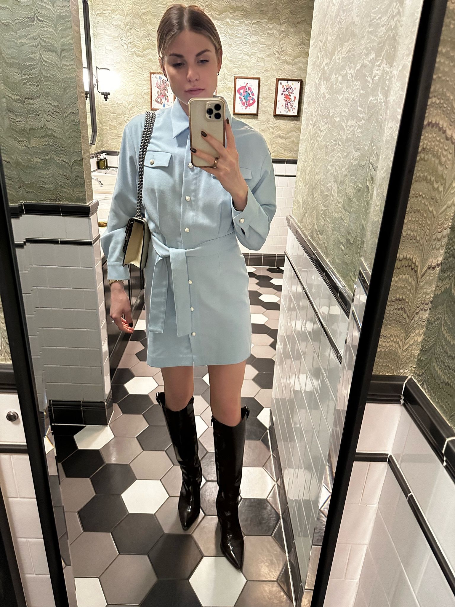 Would you believe I am wearing tights? These number 9 Wolford tights in honey are perfect. My husband could not believe I had tights on! Run true to size! This dress is Sandro and tagged similar maje and Sandro styles! Plus they are running 25% off! 

#LTKsalealert #LTKfindsunder100 #LTKstyletip