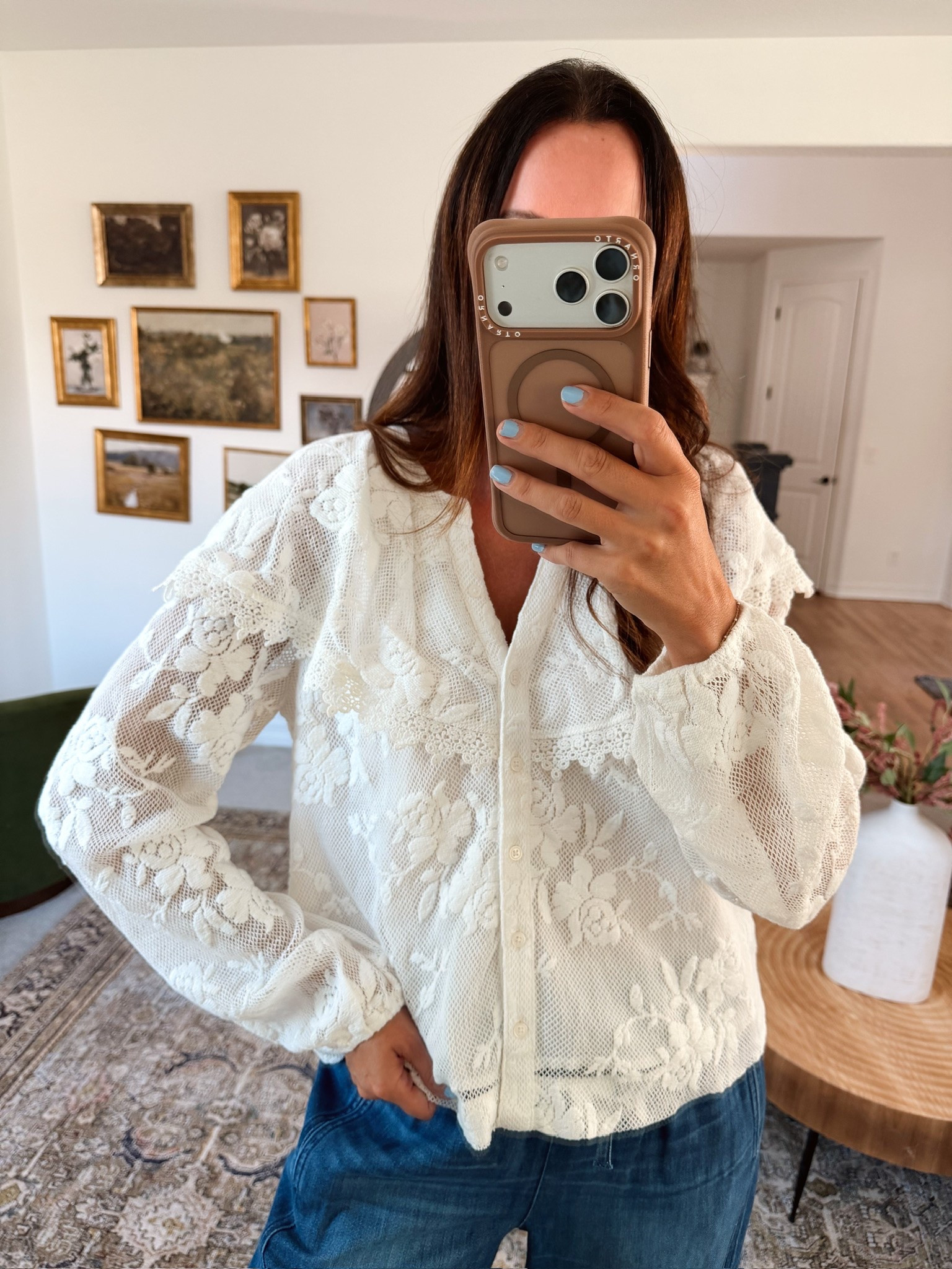 This lace top is stunning and it is currently on sale during the Nordstrom anniversary sale! nsale

#LTKootd #LTKgrwm #LTKSaleAlert