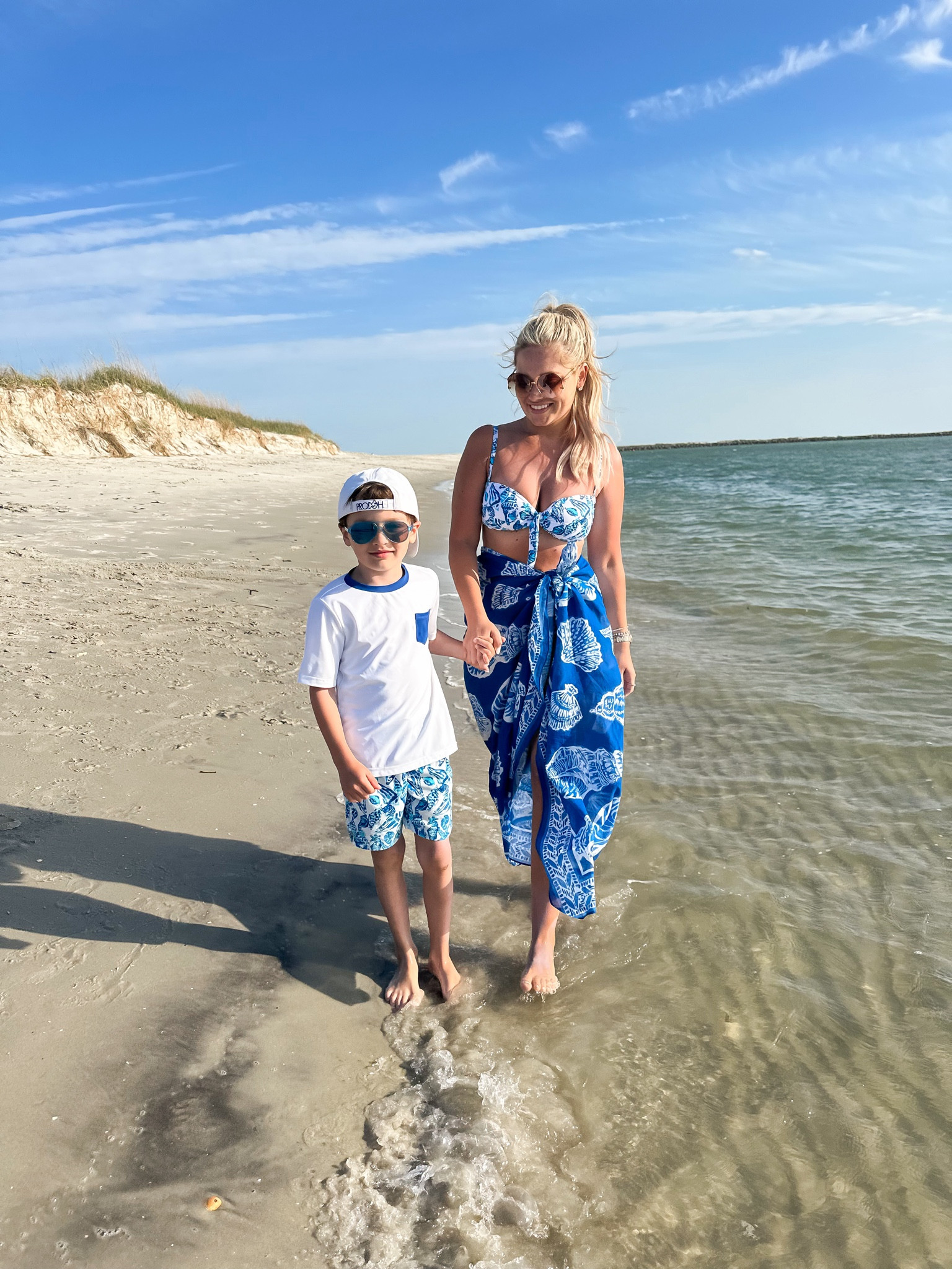 Mother son matching Lilly swim. Bo is in XS I am in size 4 top and 6 bottoms  

#LTKFamily #LTKKids #LTKSwim