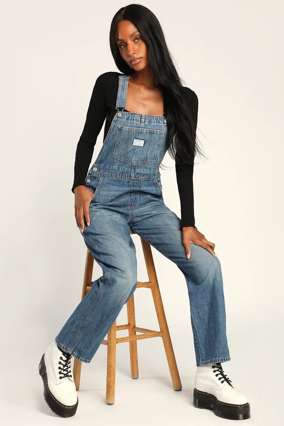 Vintage Denim Medium Wash Overalls | Lulus (US)