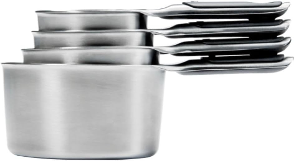 OXO Good Grips 4 Piece Stainless Steel Measuring Cups with Magnetic Snaps | Amazon (US)