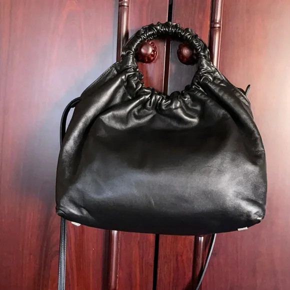 The Row Double Circle Handle Black Handbag . | Poshmark