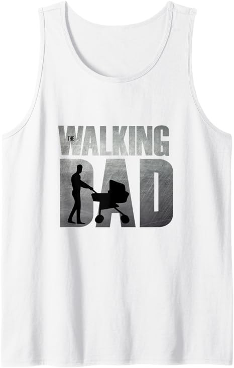 Mens Funny Humorous Walking Dad Baby Fatherhood Tank Top | Amazon (US)
