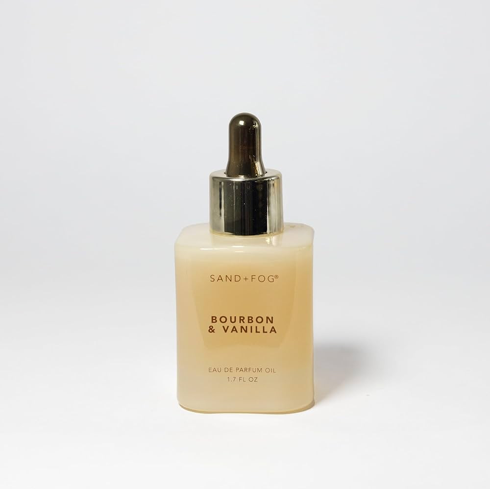 Sand + Fog Bourbon & Vanilla Eau de Parfum Oil, 1.7 fl oz, Glass Bottle with Dropper | Amazon (US)