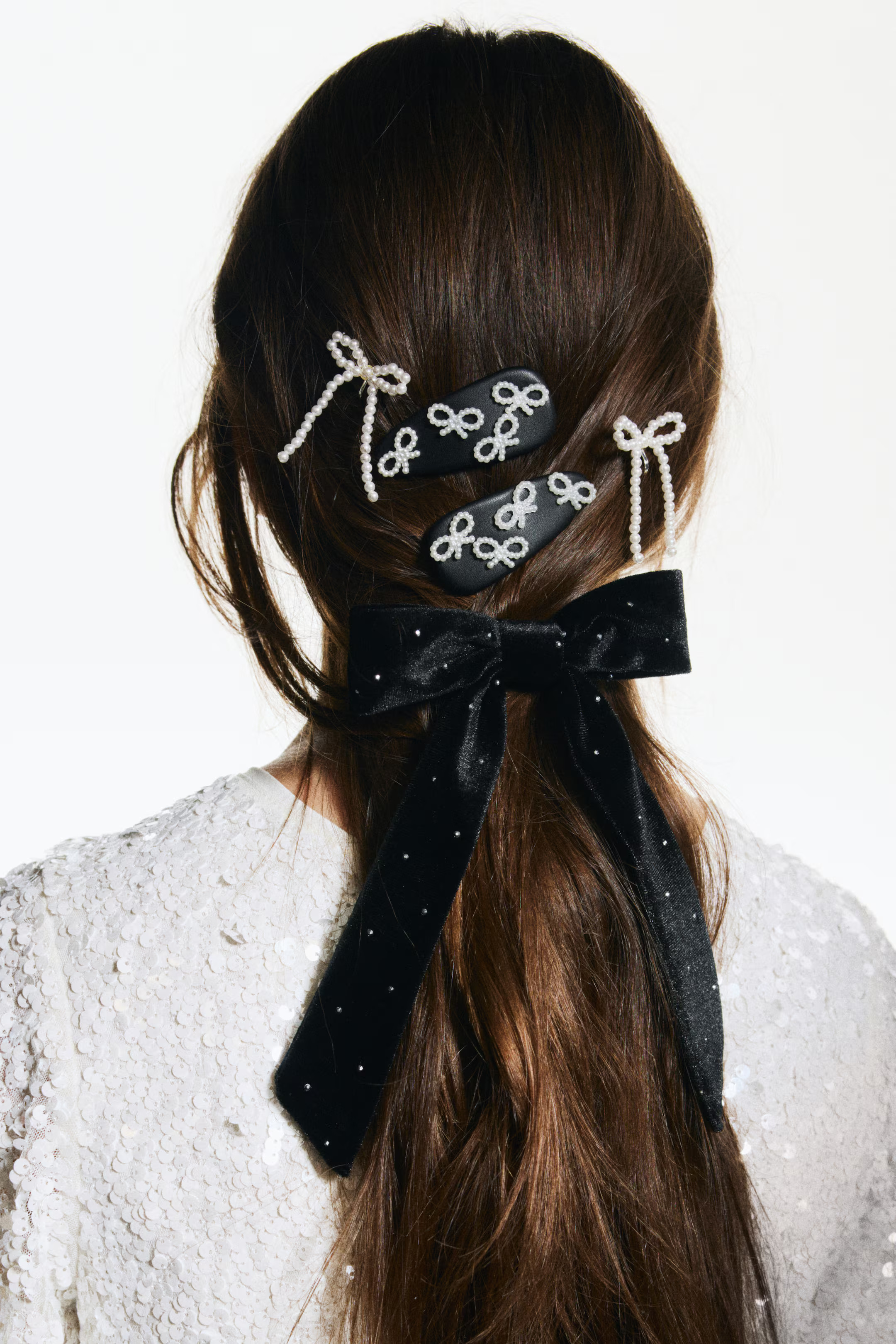 2-Pack Embellished Hair Clips | H&M (US + CA)