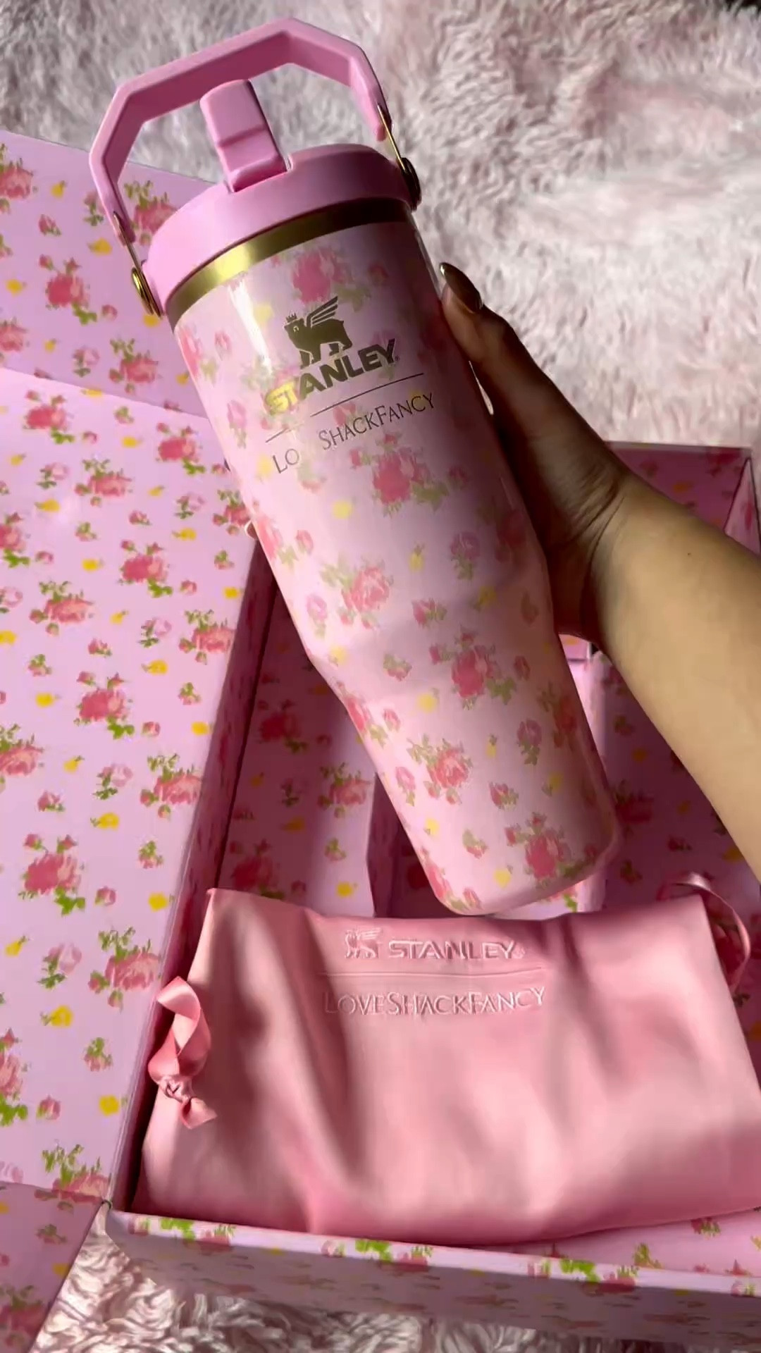 unbox my new loveshackfancy x Stanley iceflow tumbler 💕🎀🎀 

love to stay hydrated everyday! 

#LTKActive #LTKBump #LTKFindsUnder50