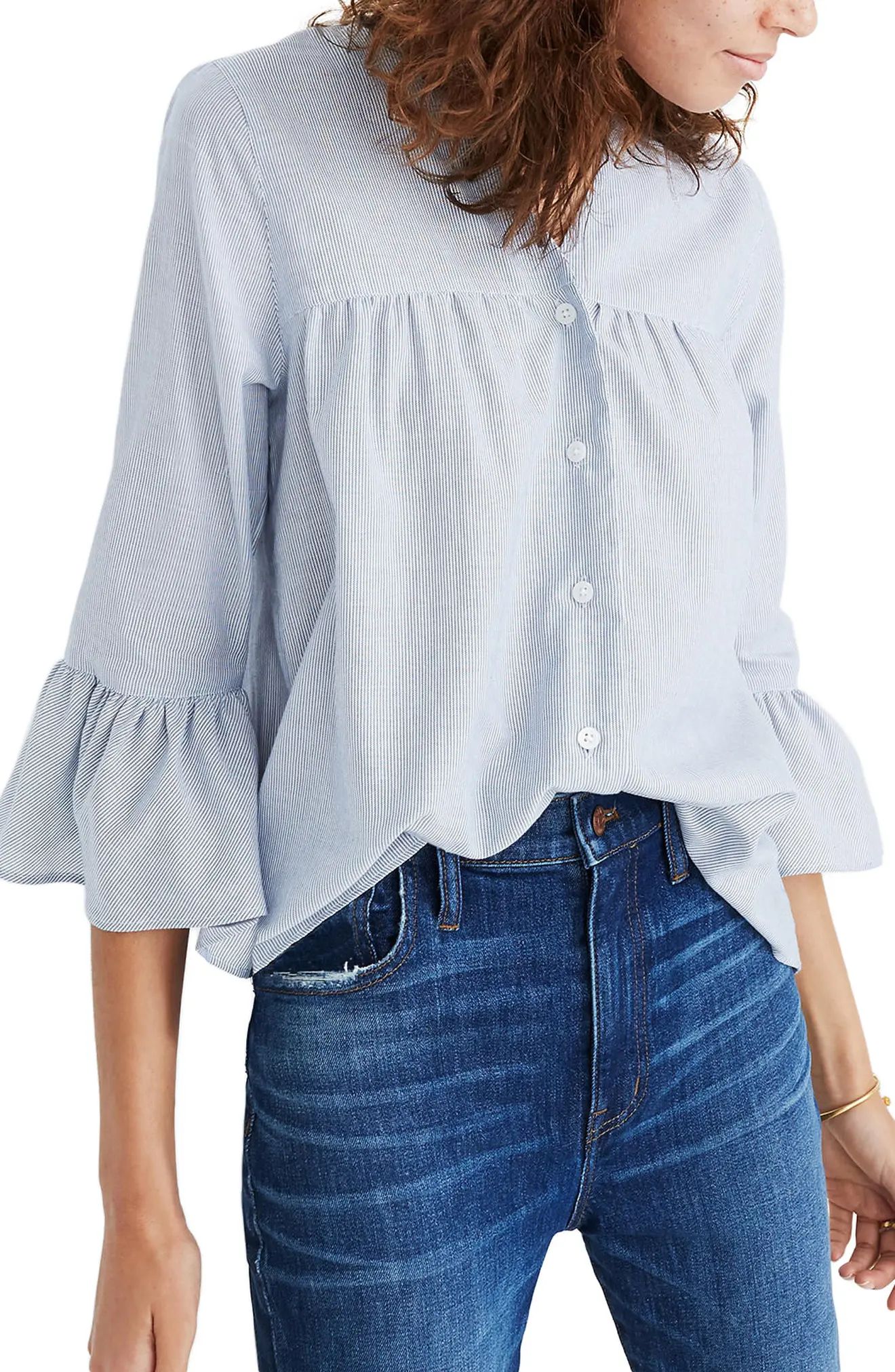 Veranda Bell Sleeve Shirt | Nordstrom