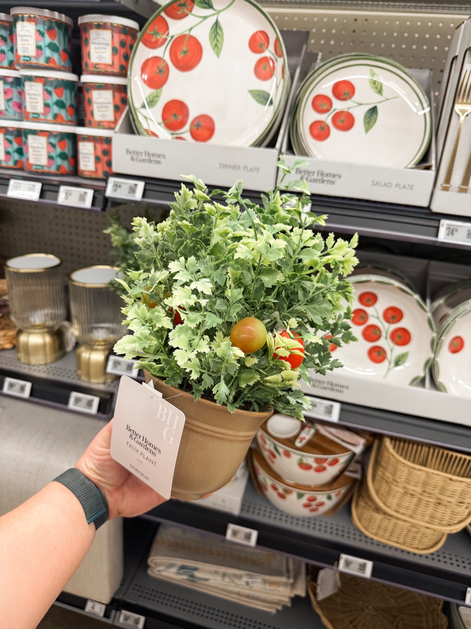Tomato faux plant perfect for summer decor!

#LTKHome #LTKSeasonal