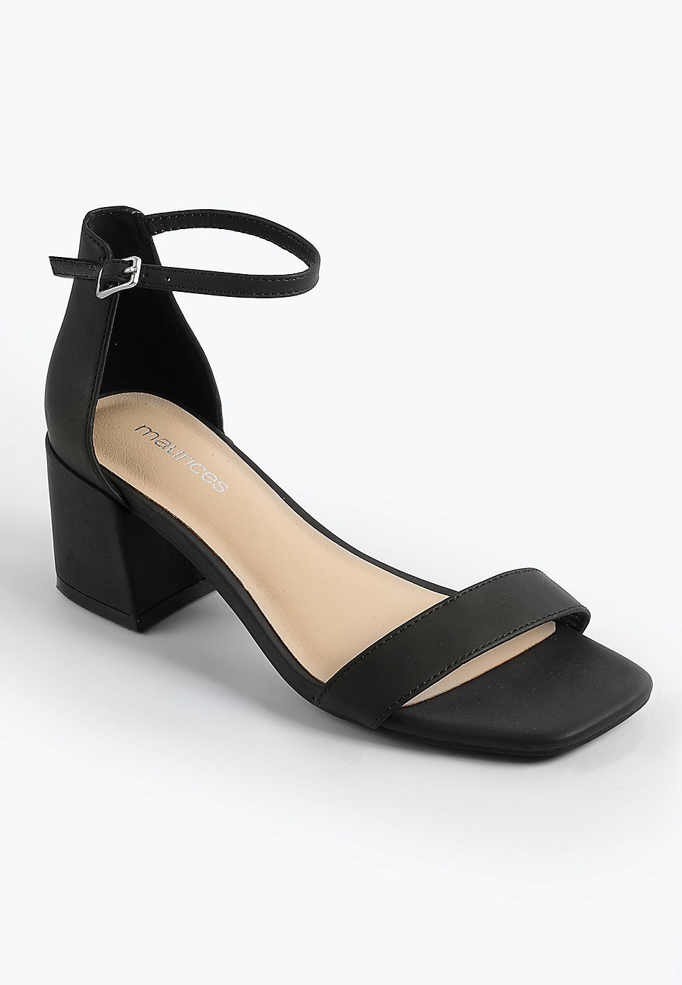 SuperCush Open Toe Block Heel Sandals | Maurices