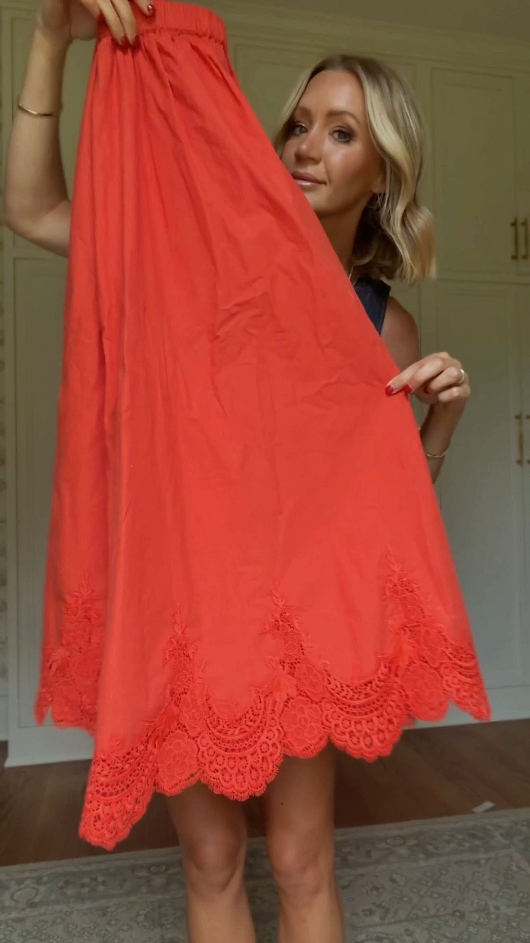 4 in skirt 
Xs in top