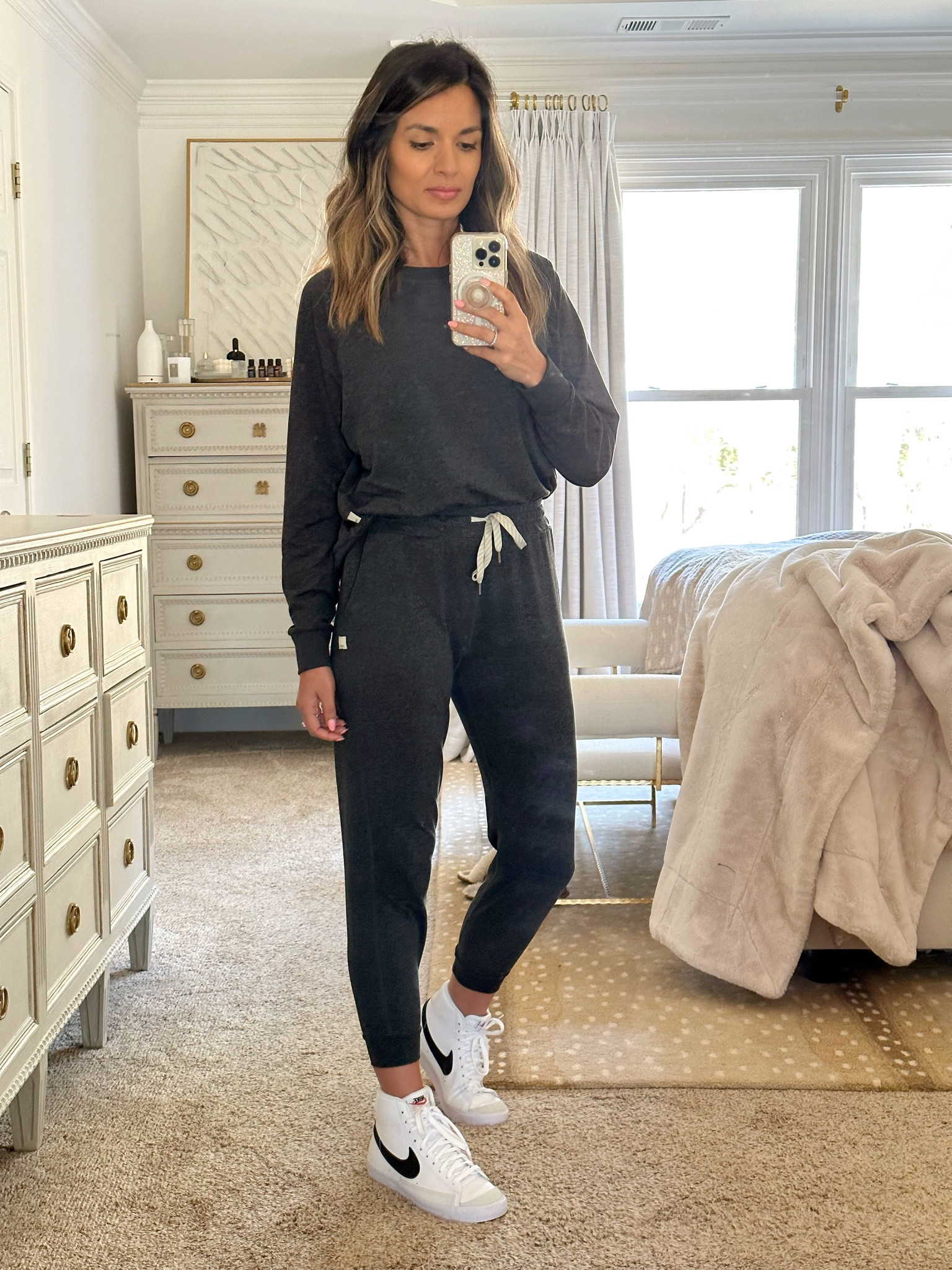 THE MOST COMFORTABLE OUTFIT on the planet. Anything by Vuori is the best!  They’re having a jumpsuit sale right now. This looks like the jumpsuit, but it’s actually the crew shirt and joggers. Worth the splurge!!!!





Nike blazers mid 77, Nordstrom, dsw, sneakers, casual, street wear, athleisure 

#LTKFind #LTKsalealert #LTKshoecrush
