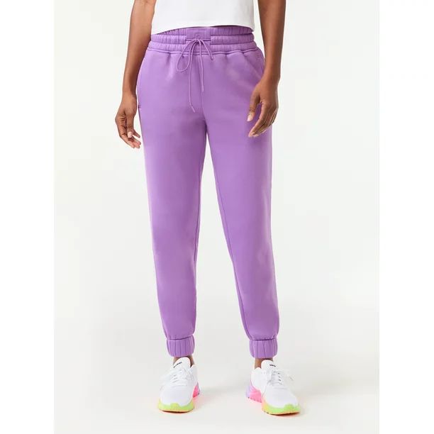 Love & Sports Women’s Fleece Jogger Sweatpants | Walmart (US)