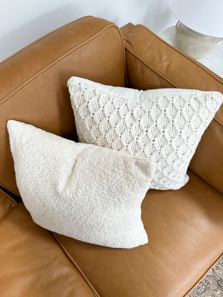 Cream colored textured throw pillows from Walmart - pairs perfect together! 

#walmarthome


#LTKfindsunder50 #LTKstyletip