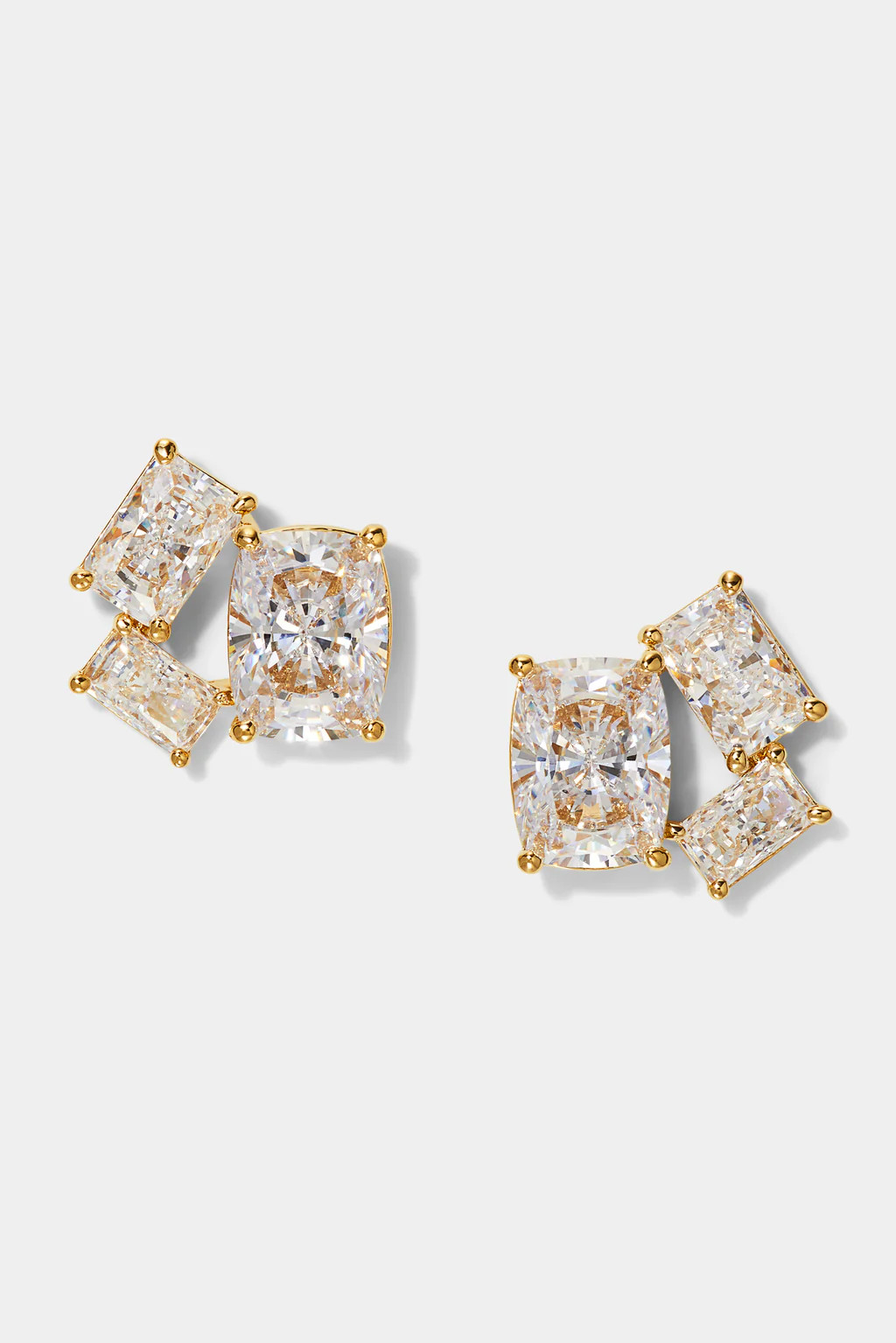 NORTHERN LIGHTS CLUSTER CZ STUD EARRINGS | NADRI