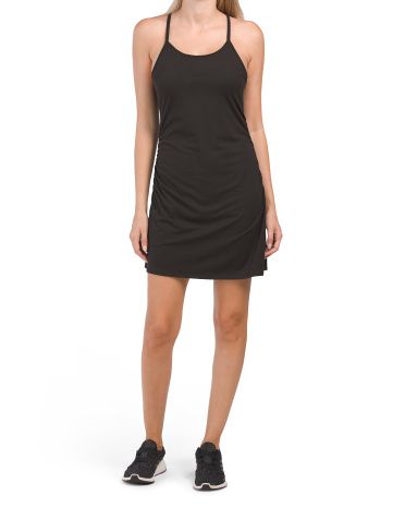 Side Ruched With Inner Bodysuit Dress | TJ Maxx