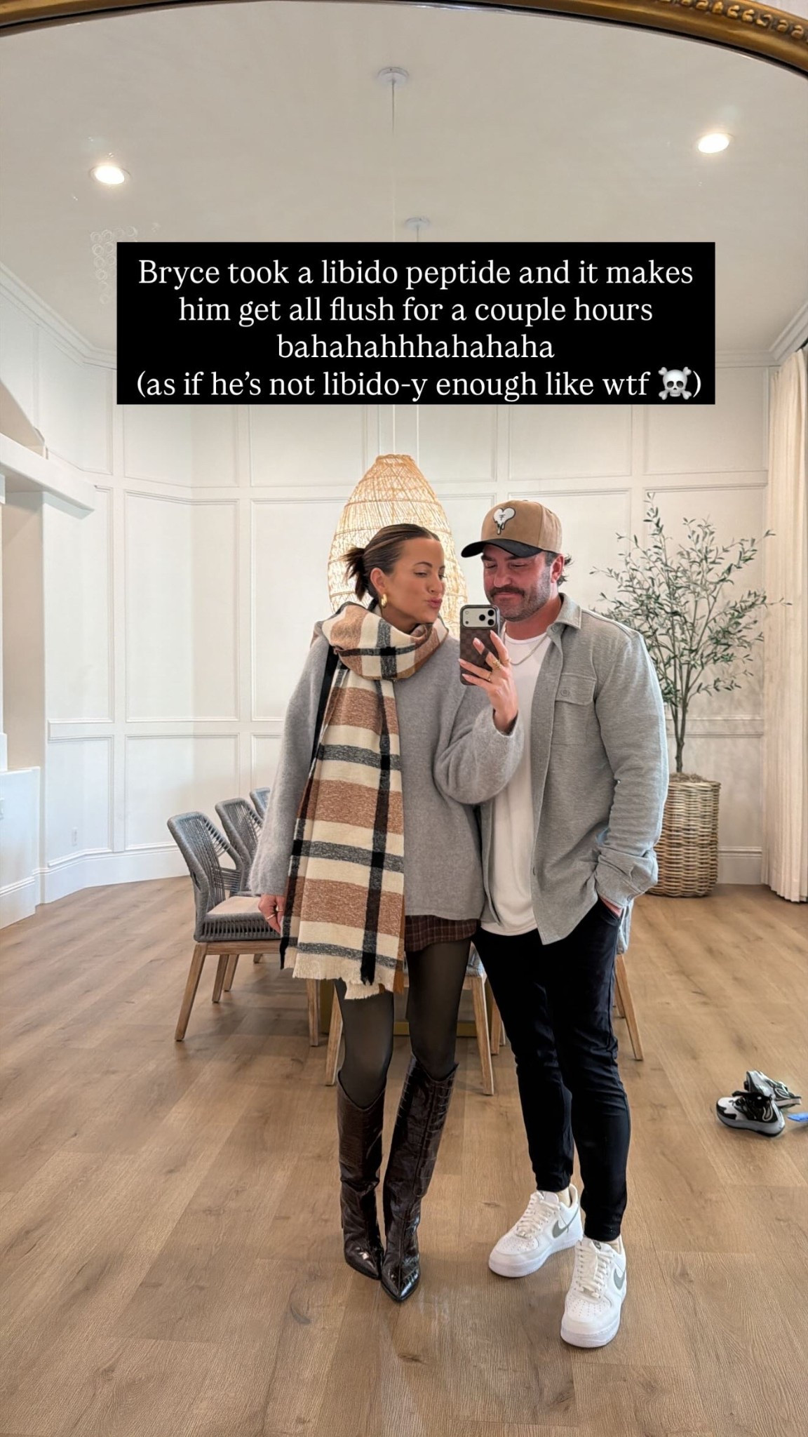 Bryce’s shirt, and coastal button down are from BYLT. His hat is from family forever apparel!
