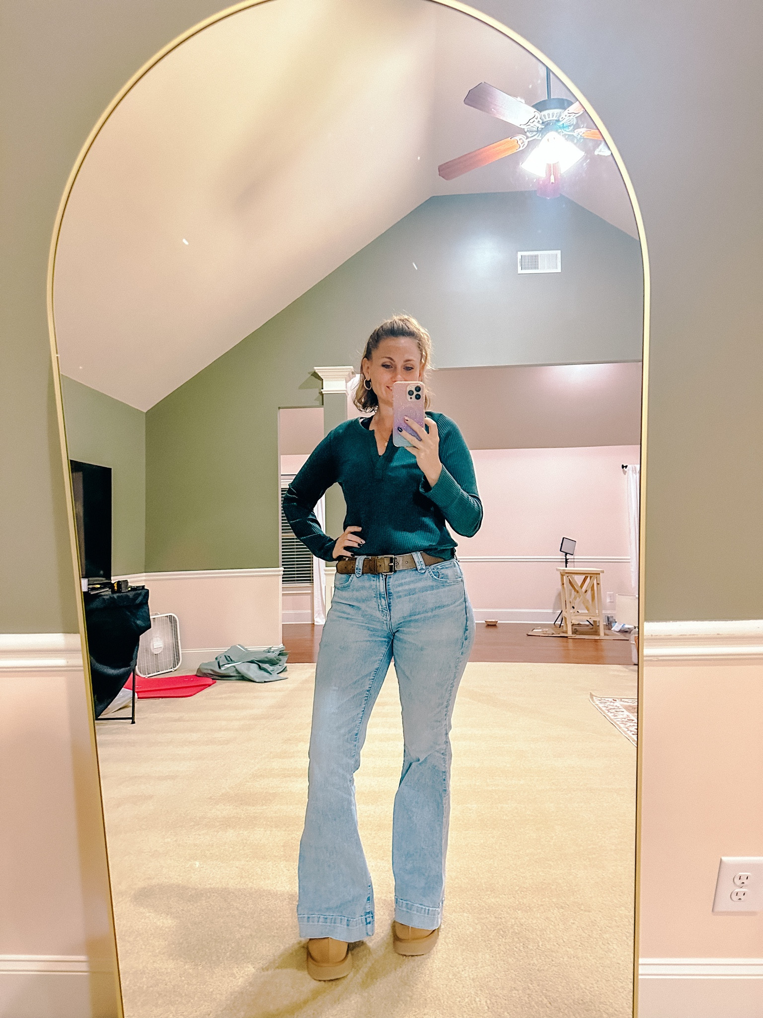 OOTD I’m 5’9 165lbs wearing size 10 long  #americaneagle jeans. #aerie top and #uggs

#LTKplussize #LTKmidsize #LTKstyletip