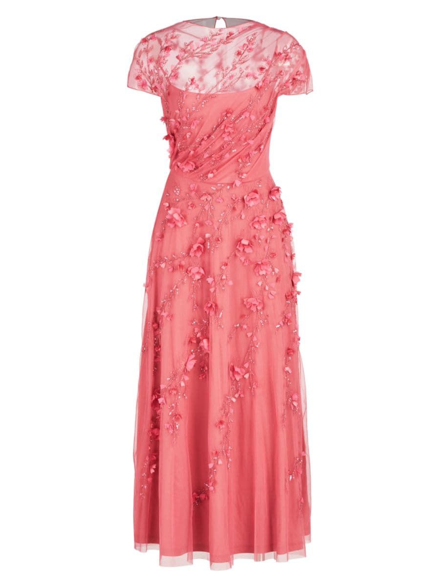 Leona Sequin-Embellished Midi-Dress | Saks Fifth Avenue