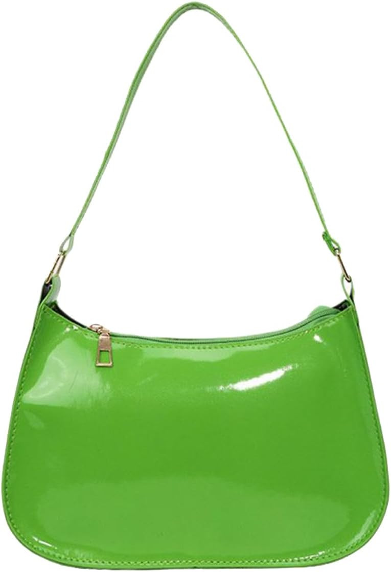 Patent Leather Clutch Purse Shiny Evening Handbags for Women Armpit Shoulder Bag MINI Hobos | Amazon (US)